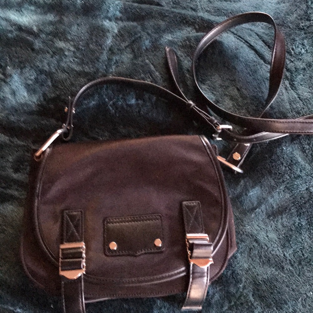 Rebecca Minkoff satin nylon military crossbody